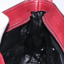 Salvatore Ferragamo Vala Shoulder Bag Canvas Red Gold Auth BA2450-20