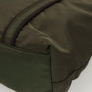 PRADA Shoulder Bag Nylon Khaki Silver Auth BA2451-16