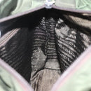 PRADA Shoulder Bag Nylon Khaki Silver Auth BA2451-19