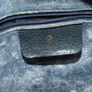 GUCCI GG Supreme Sherry Line Boston Bag PVC Navy Gold Red 40 02 006 Auth BA2453-18