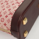 LOUIS VUITTON Monogram Mini Alma Haut Hand Bag Red M92204 LV Auth BA2457V-9