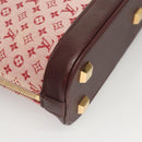 LOUIS VUITTON Monogram Mini Alma Haut Hand Bag Red M92204 LV Auth BA2457V-15