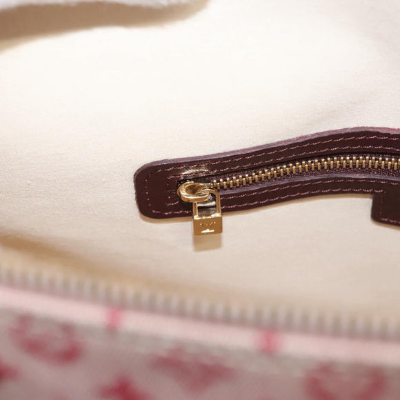 LOUIS VUITTON Monogram Mini Alma Haut Hand Bag Red M92204 LV Auth BA2457V