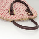 LOUIS VUITTON Monogram Mini Alma Haut Hand Bag Red M92204 LV Auth BA2457V-6