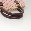 LOUIS VUITTON Monogram Mini Alma Haut Hand Bag Red M92204 LV Auth BA2457V-7