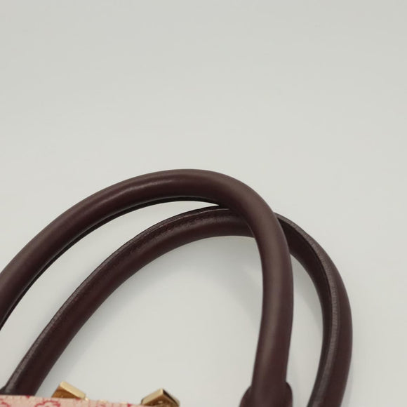 LOUIS VUITTON Monogram Mini Alma Haut Hand Bag Red M92204 LV Auth BA2457V