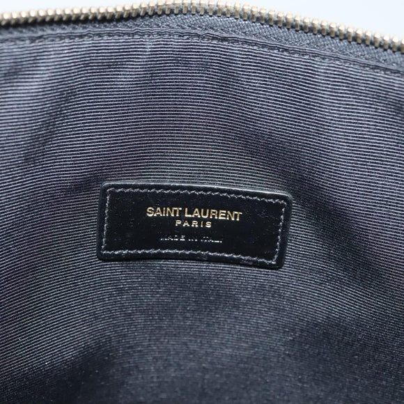 SAINT LAURENT Document case PVC Brown Auth BA2460