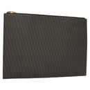 SAINT LAURENT Document case PVC Brown Auth BA2460-1