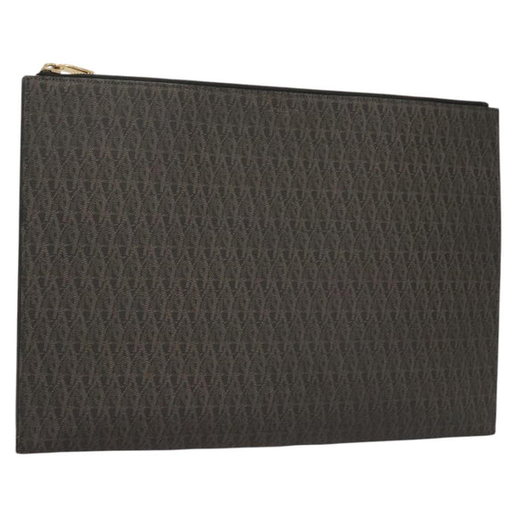 SAINT LAURENT Document case PVC Brown Auth BA2460