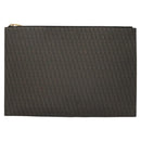 SAINT LAURENT Document case PVC Brown Auth BA2460-13