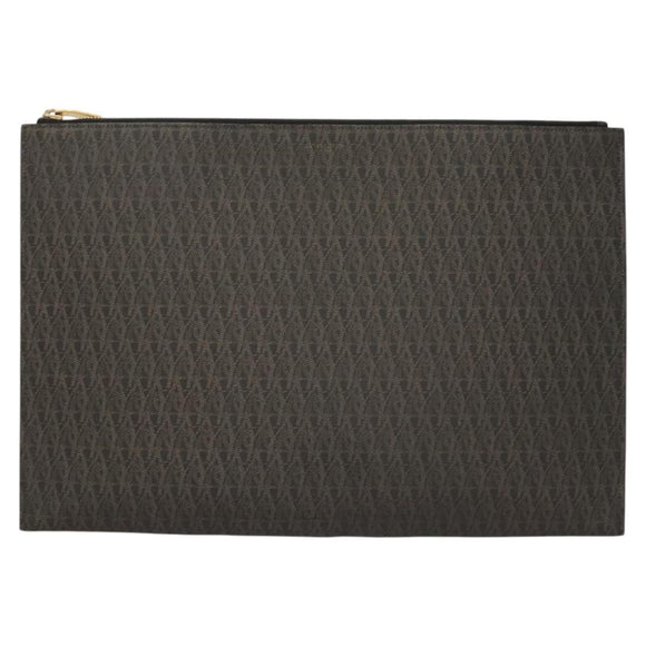 SAINT LAURENT Document case PVC Brown Auth BA2460