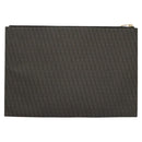 SAINT LAURENT Document case PVC Brown Auth BA2460-2