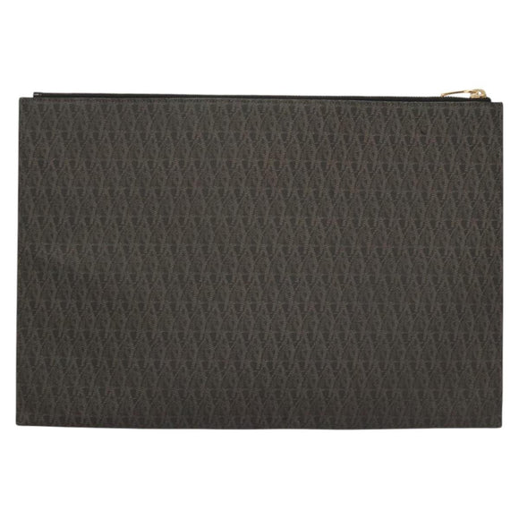 SAINT LAURENT Document case PVC Brown Auth BA2460