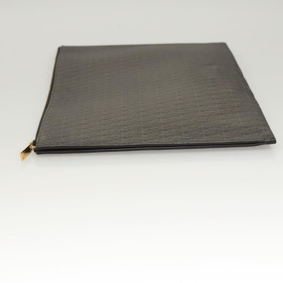 SAINT LAURENT Document case PVC Brown Auth BA2460