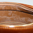 LOUIS VUITTON Monogram Vernis Houston Hand Bag Bronze M91122 LV Auth BA2464-9