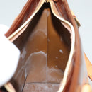 LOUIS VUITTON Monogram Vernis Houston Hand Bag Bronze M91122 LV Auth BA2464-19