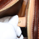 LOUIS VUITTON Monogram Vernis Houston Hand Bag Bronze M91122 LV Auth BA2464-12