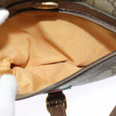 GUCCI GG Supreme Web Sherry Line Bag PVC Beige Gold 75 02 004 Auth BA2469-10