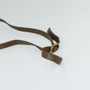 GUCCI GG Supreme Web Sherry Line Bag PVC Beige Gold 75 02 004 Auth BA2469-7