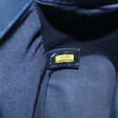 CHANEL Chain Matelasse Boy Chanel Shoulder Bag Lamb Skin Navy CC Auth BA246AM-11