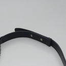 CHANEL Chain Matelasse Boy Chanel Shoulder Bag Lamb Skin Navy CC Auth BA246AM-14