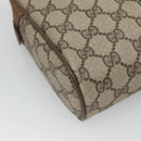 GUCCI GG Supreme Web Sherry Line Clutch Bag PVC Beige 89 01 002 Auth BA2470-16