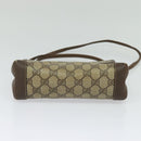 GUCCI GG Supreme Shoulder Bag PVC Beige Gold Auth BA2472-5
