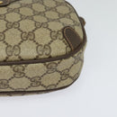 GUCCI GG Supreme Web Sherry Line Bag PVC Beige Gold 89 02 066 Auth BA2473-15