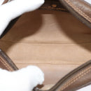 GUCCI GG Supreme Web Sherry Line Bag PVC Beige Gold 89 02 066 Auth BA2473-10