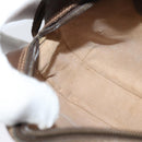 GUCCI GG Supreme Web Sherry Line Bag PVC Beige Gold 89 02 066 Auth BA2473-20