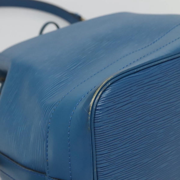 LOUIS VUITTON Epi Noe Shoulder Bag Toledo Blue M44005 LV Auth BA2482