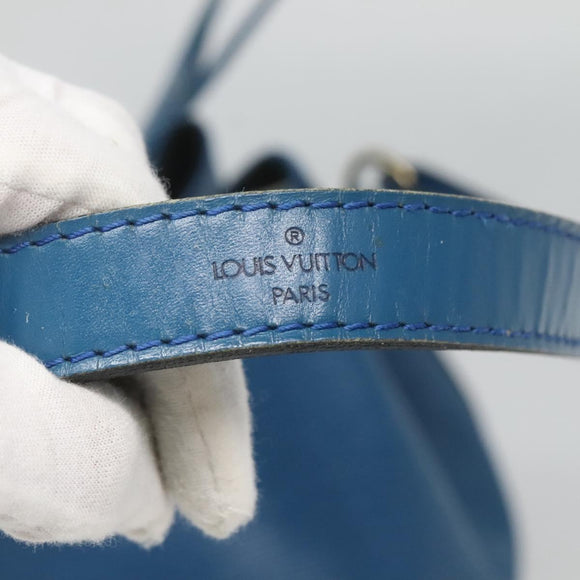 LOUIS VUITTON Epi Noe Shoulder Bag Toledo Blue M44005 LV Auth BA2482