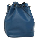 LOUIS VUITTON Epi Noe Shoulder Bag Toledo Blue M44005 LV Auth BA2482-1