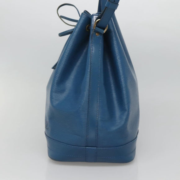 LOUIS VUITTON Epi Noe Shoulder Bag Toledo Blue M44005 LV Auth BA2482