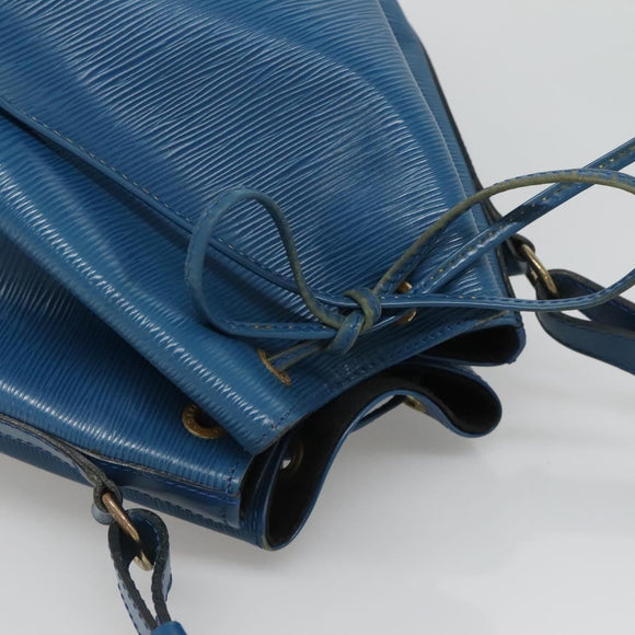 LOUIS VUITTON Epi Noe Shoulder Bag Toledo Blue M44005 LV Auth BA2482