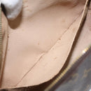 LOUIS VUITTON Monogram Trousse Demi Ronde Cosmetic Pouch M47520 LV Auth BA2491-11