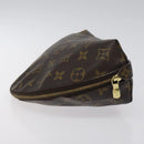 LOUIS VUITTON Monogram Trousse Demi Ronde Cosmetic Pouch M47520 LV Auth BA2491-4