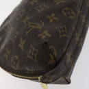 LOUIS VUITTON Monogram Trousse Demi Ronde Cosmetic Pouch M47520 LV Auth BA2491-14
