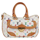 LOUIS VUITTON Monogram Multicolor Rita Bag 2way White M40125 LV Auth BA2497A-1