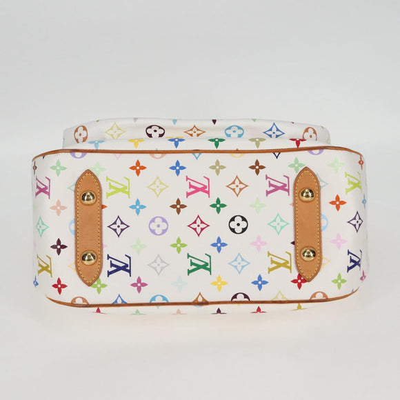 LOUIS VUITTON Monogram Multicolor Rita Bag 2way White M40125 LV Auth BA2497A