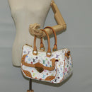 LOUIS VUITTON Monogram Multicolor Rita Bag 2way White M40125 LV Auth BA2497V-25