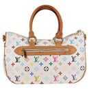 LOUIS VUITTON Monogram Multicolor Rita Bag 2way White M40125 LV Auth BA2497A-2