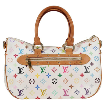 LOUIS VUITTON Monogram Multicolor Rita Bag 2way White M40125 LV Auth BA2497A - 0