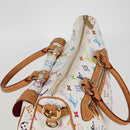 LOUIS VUITTON Monogram Multicolor Rita Bag 2way White M40125 LV Auth BA2497A-7