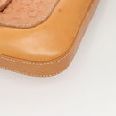 CELINE C Macadam Canvas Shoulder Bag Pink Gold Auth BA2500-9