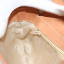 CELINE C Macadam Canvas Shoulder Bag Pink Gold Auth BA2500-21