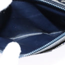 CELINE C Sulky Shoulder Bag Canvas Navy Gold Auth BA2502-20