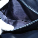 CELINE C Sulky Shoulder Bag Canvas Navy Gold Auth BA2502-11