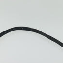 CELINE C Sulky Shoulder Bag Canvas Navy Gold Auth BA2502-8