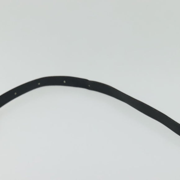 CELINE C Sulky Shoulder Bag Canvas Navy Gold Auth BA2502